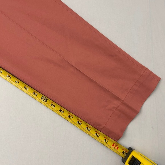 Brooks Brothers Mens 36x32 Advantage Chino Stretch Pants Coral Clark Fit Classic - Picture 8 of 10